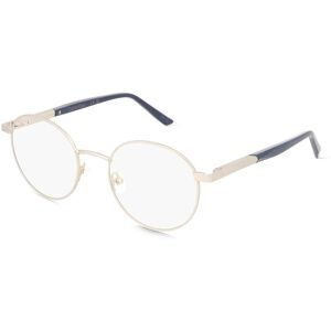 Marchon Germany GmbH Calvin Klein CK25112 Unisex-Brille inkl. Gläser Vollrand Rund Metall-Gestell 50/20/145, Silber