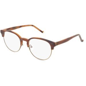 Design Eyewear Group Germany GmbH Hackett 327 Unisex-Brille inkl. Gläser Vollrand Quadratisch Acetat-Gestell 52/19/145, Braun