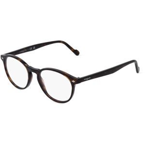 Luxottica Fashion Brillen Vertriebs GmbH Vogue VO5326 Herren-Brille inkl. Gläser Vollrand Oval Acetat-Gestell 49/19/145, Havanna