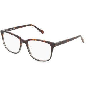 Safilo GmbH fossil 7173 Herren-Brille inkl. Gläser Vollrand Quadratisch Acetat-Gestell 53/17/145, Grau