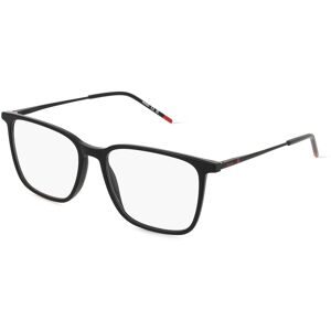 Safilo SpA Hugo HG 1288 Herren-Brille inkl. Gläser Vollrand Quadratisch Acetat-Gestell 54/16/145, Schwarz