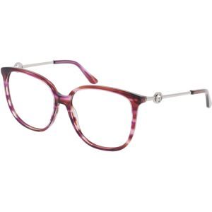 Marcolin Deutschland GmbH Guess GU50350 Damen-Brille inkl. Gläser Vollrand Quadratisch Acetat-Gestell 56/15/140, Rot