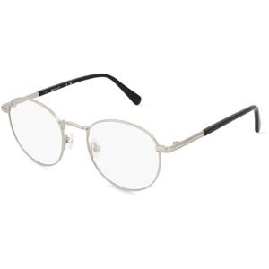 Marcolin Deutschland GmbH Gant GA3298 Unisex-Brille inkl. Gläser Vollrand Rund Metall-Gestell 50/20/145, Grau