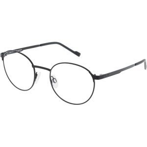 Eschenbach Optik GmbH Eschenbach 820984 Herren-Brille inkl. Gläser Vollrand Panto Titan-Gestell 49/20/140, Schwarz