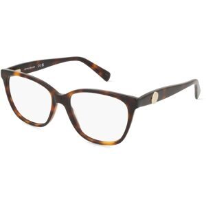 Marchon Germany GmbH Longchamp LO2715 Unisex-Brille inkl. Gläser Vollrand Cat Eye Acetat-Gestell 52/15/140, Havanna