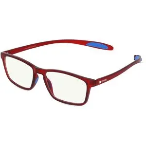Optim KODAK CF10001 Unisex-Fertiglesebrille Vollrand Quadratisch TR90-Gestell, Rot