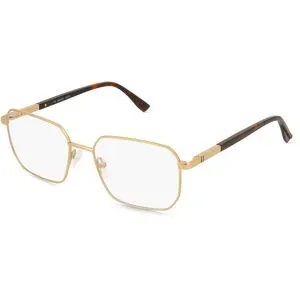 Wenzhou Lanson International Co., Ltd. Fielmann LN 079 FLEX CL JUSTUS Herren-Brille inkl. Gläser Vollrand Geometrisch Edelstahl-Gestell 55/18/145, Gold