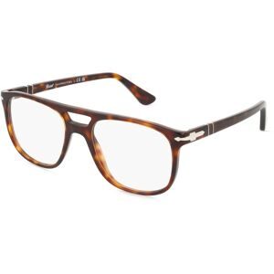 Luxottica Fashion Brillen Vertriebs GmbH Persol 0PO3329V GRETA Unisex-Brille inkl. Gläser Vollrand Pilot Acetat-Gestell 54/18/145, Havanna