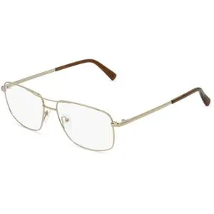 Zhangzhou Agilton Optical Co., Ltd. Fielmann MC 563 CL Herren-Brille inkl. Gläser Vollrand Quadratisch Edelstahl-Gestell 56/15/145, Gold