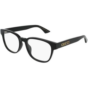 Kering Eyewear Spa Gucci GG1746OA Unisex-Brille inkl. Gläser Vollrand Panto Acetat-Gestell 52/18/145, Schwarz