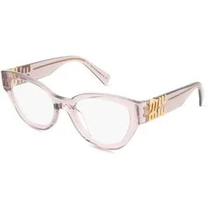 Luxottica Fashion Brillen Vertriebs GmbH Miu Miu MU01VV Damen-Brille inkl. Gläser Vollrand Panto Acetat-Gestell 52/21/135, Lila