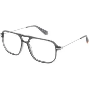 Eschenbach Optik GmbH Superdry 991066 Herren-Brille inkl. Gläser Vollrand Pilot Acetat-Gestell 55/16/145, Grau
