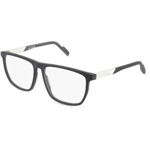 Marcolin Deutschland GmbH Adidas SP5042 Unisex-Brille inkl. Gläser Vollrand Quadratisch Kunststoff-Gestell 56/15/145, Schwarz