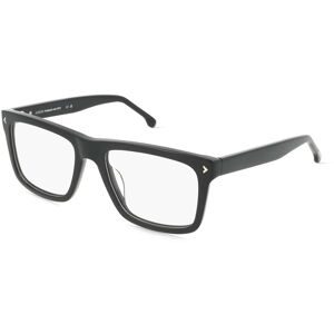 DE RIGO Vision D.A.CH. GmbH Lozza VL4347 Unisex-Brille inkl. Gläser Vollrand Quadratisch Acetat-Gestell 56/19/145, Schwarz