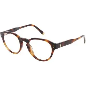 Luxottica Fashion Brillen Vertriebs GmbH Polo Ralph Lauren PH2304U Herren-Brille inkl. Gläser Vollrand Panto Acetat-Gestell 50/20/145, Rot