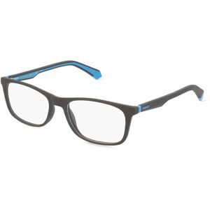 Safilo GmbH Polaroid PLD D478 Herren-Brille inkl. Gläser Vollrand Quadratisch Kunststoff-Gestell 54/17/145, Braun