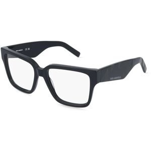 Marchon Germany GmbH Karl Lagerfeld KL6201 Damen-Brille inkl. Gläser Vollrand Eckig Acetat-Gestell 54/17/140, Schwarz