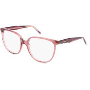 Design Eyewear Group Germany GmbH Scotch & Soda 3041 Damen-Brille inkl. Gläser Vollrand Butterfly Acetat-Gestell 56/18/140, Pink