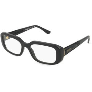 Luxottica Fashion Brillen Vertriebs GmbH Vogue 0VO5568 Damen-Brille inkl. Gläser Vollrand Quadratisch Kunststoff-Gestell 51/19/135, Schwarz