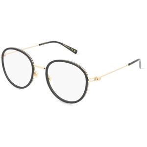 Kering Eyewear Spa Gucci GG1851O Unisex-Brille inkl. Gläser Vollrand Rund Kunststoff-Gestell 50/20/145, Schwarz