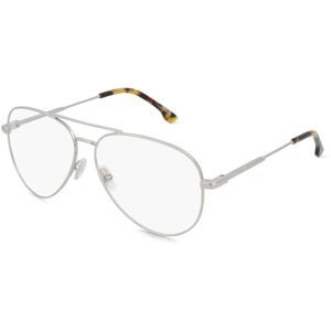 Safilo GmbH Victoria Beckham VB 1008 Damen-Brille inkl. Gläser Vollrand Pilot Metall-Gestell 58/13/140, Silber