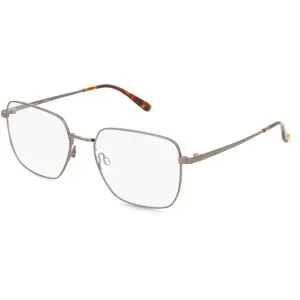 Wenzhou Bada Optical Co. , LTD Fielmann BD 586 FA MICHEL Unisex-Brille inkl. Gläser Vollrand Quadratisch Edelstahl-Gestell 54/18/140, Grau