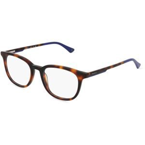 Design Eyewear Group Germany GmbH Hackett HE 1325 Unisex-Brille inkl. Gläser Vollrand Rund Acetat-Gestell 49/18/145, Braun