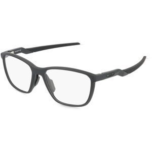 Luxottica Fashion Brillen Vertriebs GmbH Oakley OX8186 Herren-Brille inkl. Gläser Vollrand Quadratisch Kunststoff-Gestell 56/16/139, Schwarz