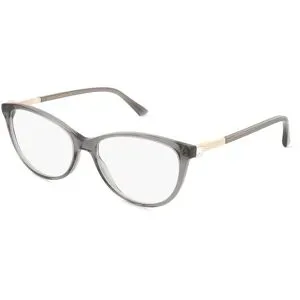 Safilo GmbH Jimmy Choo JC287 Damen-Brille inkl. Gläser Vollrand Butterfly Acetat-Gestell 54/16/145, Grau