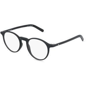 Kering Eyewear Spa Montblanc MB0329O Herren-Brille inkl. Gläser Vollrand Rund Acetat-Gestell 49/20/145, Schwarz