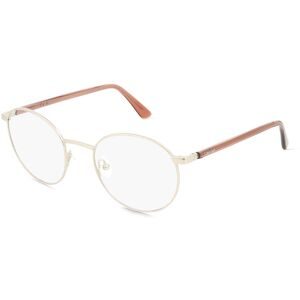 Marchon Germany GmbH Calvin Klein CK23106 Unisex-Brille inkl. Gläser Vollrand Rund Metall-Gestell 49/20/140, Silber