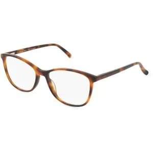 C&S CO. LTD. Fielmann ABC 081 FLEX CL VALERIA Damen-Brille inkl. Gläser Vollrand Quadratisch Acetat-Gestell 53/16/135, Havanna