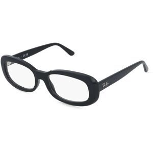 Luxottica Fashion Brillen Vertriebs GmbH Ray-Ban 0RX2221V Damen-Brille inkl. Gläser Vollrand Oval Kunststoff-Gestell 53/18/145, Schwarz