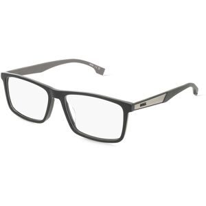 Safilo SpA Boss 1768/G Herren-Brille inkl. Gläser Vollrand Eckig Acetat-Gestell 57/16/150, Schwarz