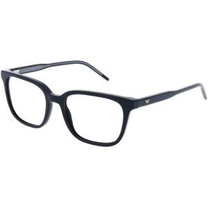 Luxottica Fashion Brillen Vertriebs GmbH Emporio Armani EA3258 Herren-Brille inkl. Gläser Vollrand Quadratisch Acetat-Gestell 54/18/145, Blau
