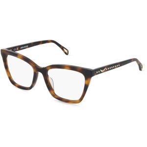DE RIGO Vision D.A.CH. GmbH Zadig & Voltaire VZV442 Damen-Brille inkl. Gläser Vollrand Cat Eye Kunststoff-Gestell 51/18/140, Havanna