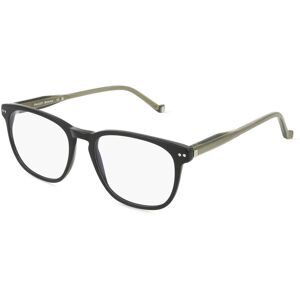 Design Eyewear Group Germany GmbH Hackett HE 304 Unisex-Brille inkl. Gläser Vollrand Quadratisch Acetat-Gestell 50/17/145, Schwarz