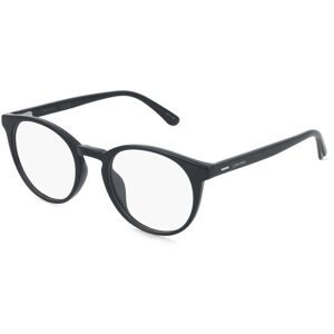 Marchon Germany GmbH Calvin Klein CK20527 N Unisex-Brille inkl. Gläser Vollrand Rund Kunststoff-Gestell 49/20/145, Schwarz