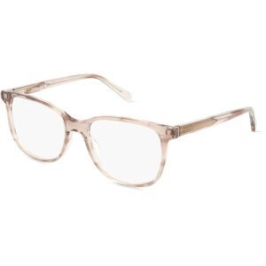 Safilo GmbH Fossil 7140 Damen-Brille inkl. Gläser Vollrand Panto Acetat-Gestell 53/17/140, Beige