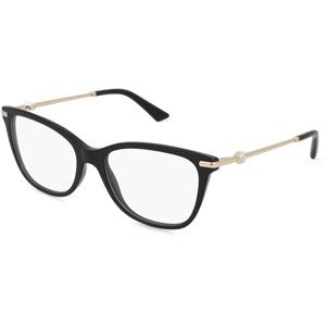 Luxottica Fashion Brillen Vertriebs GmbH Jimmy Choo 0JC3007HB Damen-Brille inkl. Gläser Vollrand Quadratisch Acetat-Gestell 54/17/140, Schwarz