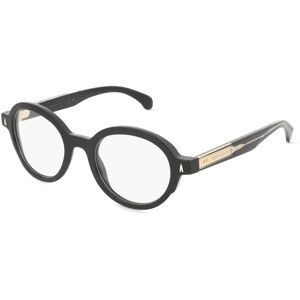 Luxottica Fashion Brillen Vertriebs GmbH Moncler ME2005 Unisex-Brille inkl. Gläser Vollrand Rund Acetat-Gestell 49/21/145, Schwarz