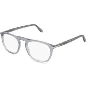 Luxottica Fashion Brillen Vertriebs GmbH Persol PO3391V Unisex-Brille inkl. Gläser Vollrand Quadratisch Acetat-Gestell 51/19/145, Grau