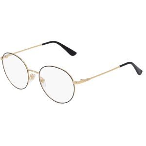 Luxottica Fashion Brillen Vertriebs GmbH Vogue VO4177 Damen-Brille inkl. Gläser Vollrand Panto Metall-Gestell 52/19/135, Schwarz