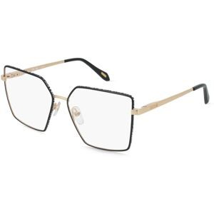 DE RIGO Vision D.A.CH. GmbH Just Cavalli VJC132 Damen-Brille inkl. Gläser Vollrand Quadratisch Metall-Gestell 57/15/140, Lila