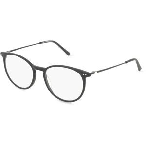 Eschenbach Optik GmbH Humphrey?s eyewear 581069 Unisex-Brille inkl. Gläser Vollrand Panto Acetat-Gestell 51/17/145, Schwarz
