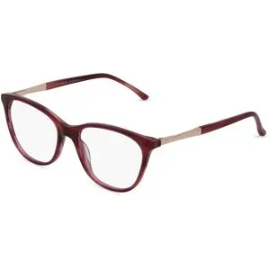 Wenzhou Lidong Optical Manufacture Co., Ltd. Fielmann LD 022 FLEX CL Damen-Brille inkl. Gläser Vollrand Quadratisch Acetat-Gestell 52/17/135, Lila