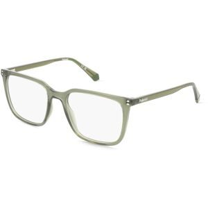 Safilo GmbH Polaroid PLDD580 Herren-Brille inkl. Gläser Vollrand Quadratisch Kunststoff-Gestell 54/19/145, Grau