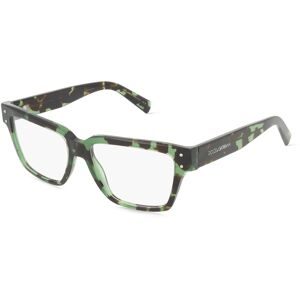 Luxottica Fashion Brillen Vertriebs GmbH Dolce&Gabbana 0DG3383 Herren-Brille inkl. Gläser Vollrand Quadratisch Acetat-Gestell 53/16/145, Grün