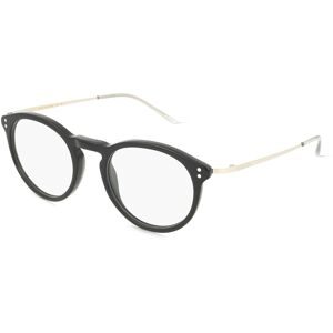 Kering Eyewear Spa Gucci GG1710O Unisex-Brille inkl. Gläser Vollrand Panto Acetat-Gestell 48/20/140, Schwarz