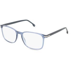 Safilo GmbH Boss 1727 Herren-Brille inkl. Gläser Vollrand Eckig Acetat-Gestell 55/18/145, Blau